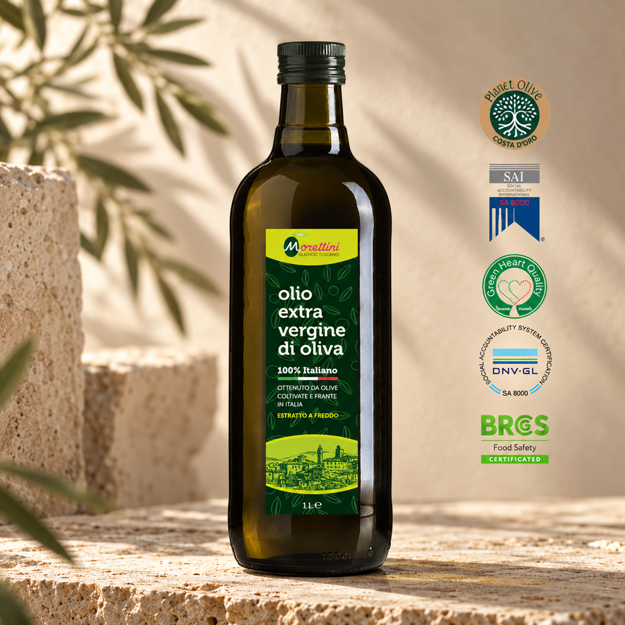 100% italienisches natives Olivenöl extra - 1000ml