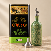 Cirulli Olio Set | 3L Natives Olivenöl Extra + Keramik-Ausgießer