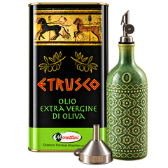 Etrusco Olio Set | 3L Extra Vierge Olijfolie + Keramische Schenkfles