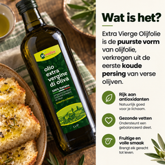 100% italienisches natives Olivenöl extra - 1000ml