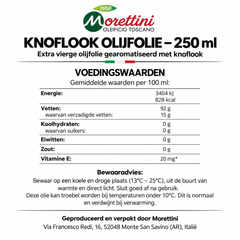 Knoflook Extra Vierge Olijfolie – 250 ml