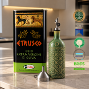 Cirulli Olio Set | 3L Natives Olivenöl Extra + Keramik-Ausgießer