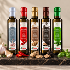 Italiaanse Olijfolie Proefpakket – 5 Smaken | 1,25L