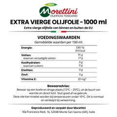 100% italienisches natives Olivenöl extra - 1000ml