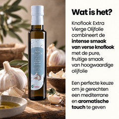 Knoflook Extra Vierge Olijfolie – 250 ml
