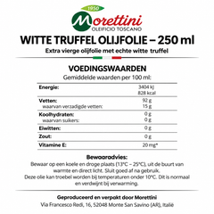 Witte Truffel Extra Vierge Olijfolie – 250 ml
