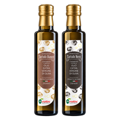 Witte en Zwarte Truffel Olijfolie Set – 500 ml